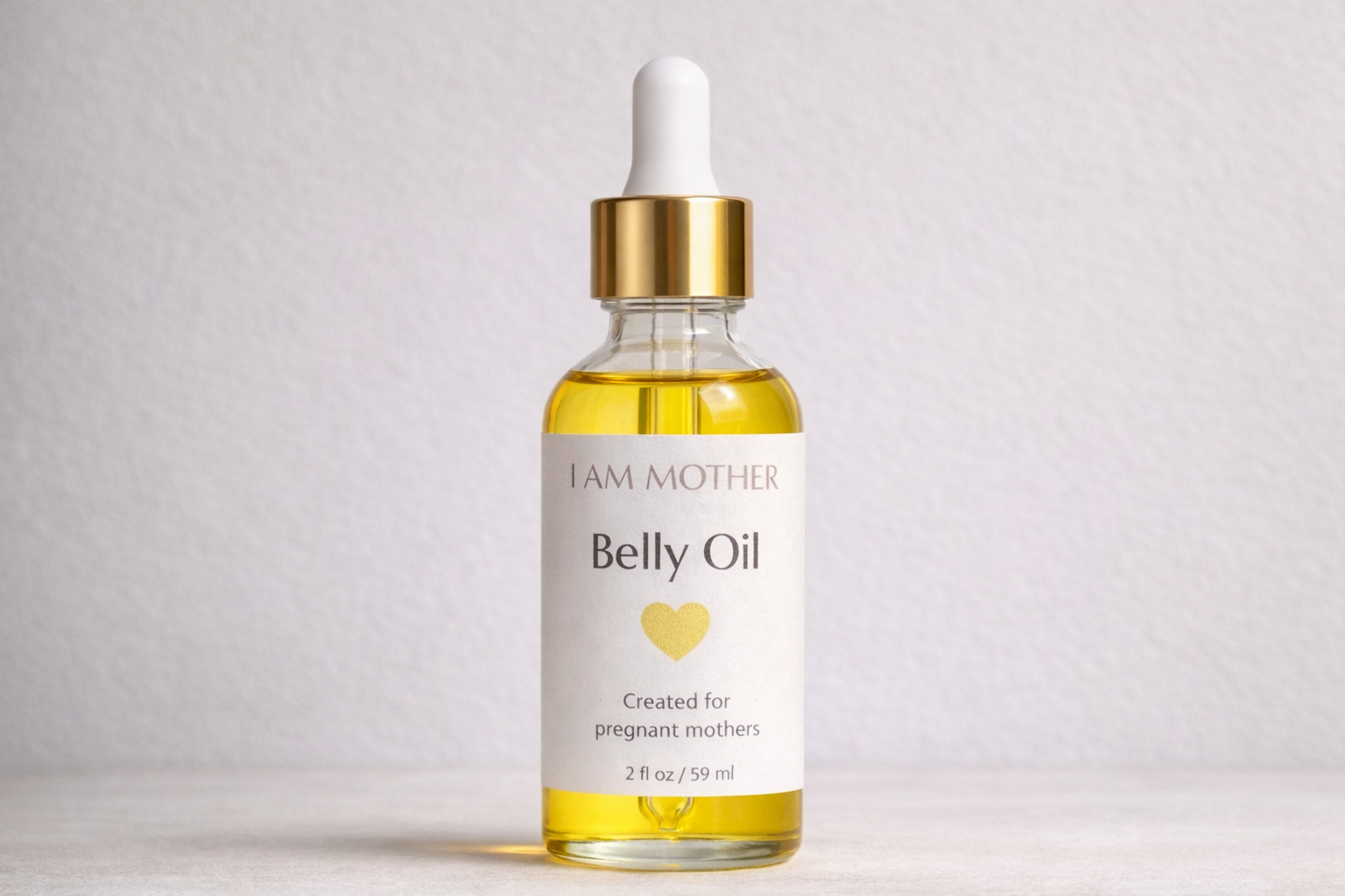 I AM MOTHER™ Belly Oil – Biomimetic Lipid Support for Stretching Skin